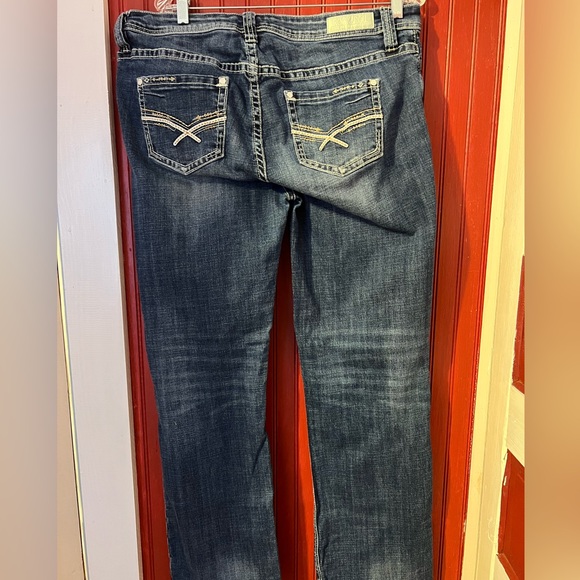 Rock & Roll Cowgirl Riding Jeans 34x32 - Picture 3 of 9